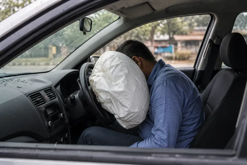 Man dies after airbag deploys inside parked car in Thane