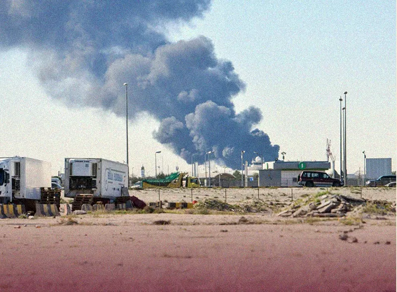 Iran, US trade strikes in Persian Gulf; Kuwait airport shut