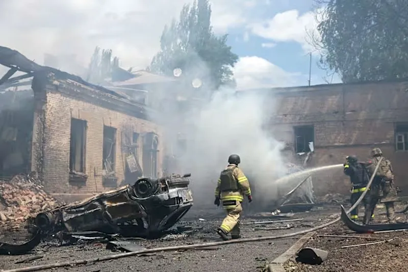 Russia reports one of the biggest Ukrainian drone attacks on its soil, annexed Crimea