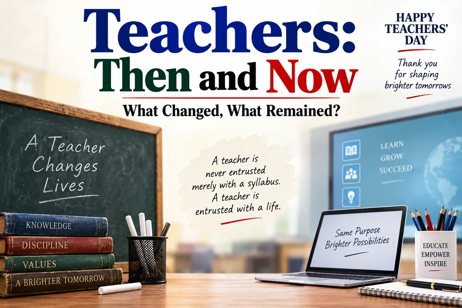 Teachers: Then and Now — What Changed, What Remained?