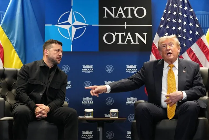 Zelenskyy visits Trump at White House before Graham's funeral, seeking cooperation with US