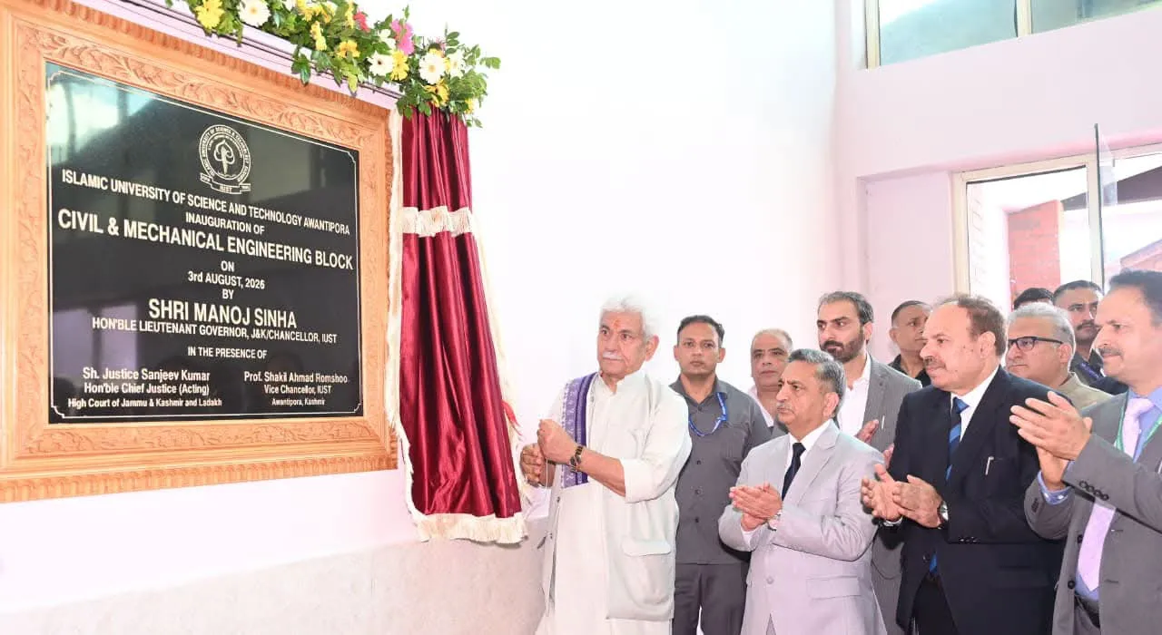 4-Day int’l conference on nature-based solutions for climate resilience begins at IUST; LG e-inaugurates IUST Law Schoo