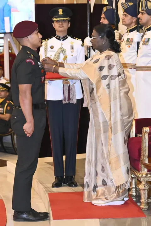 President Murmu confers 7 Kirti Chakras; IAF pilot, Gaganyatri Prasanth Nair among recipients