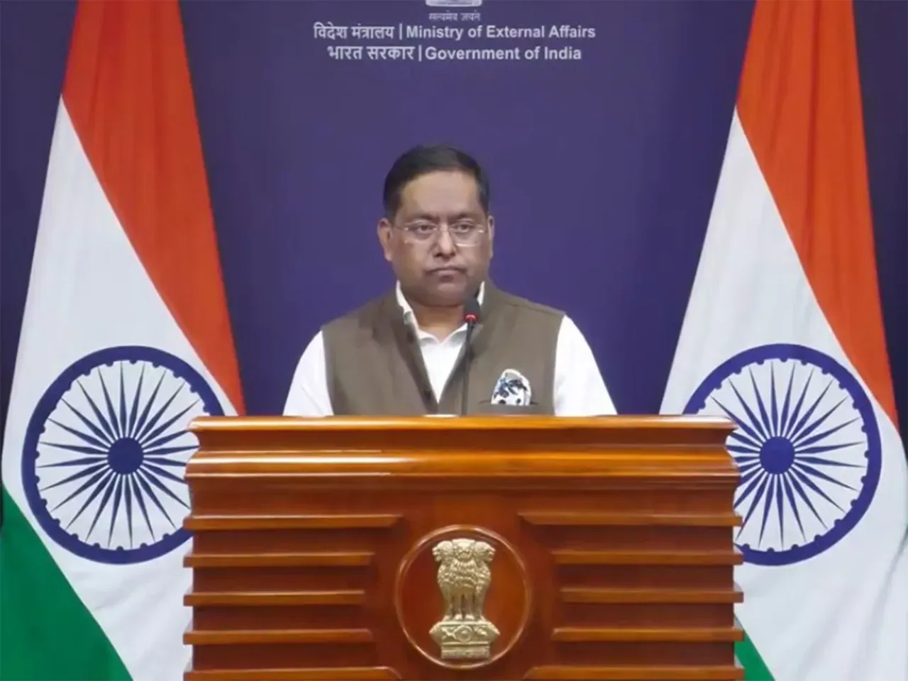India calls for safe, unimpeded navigation through Hormuz, says attacks on vessels must stop at the earliest