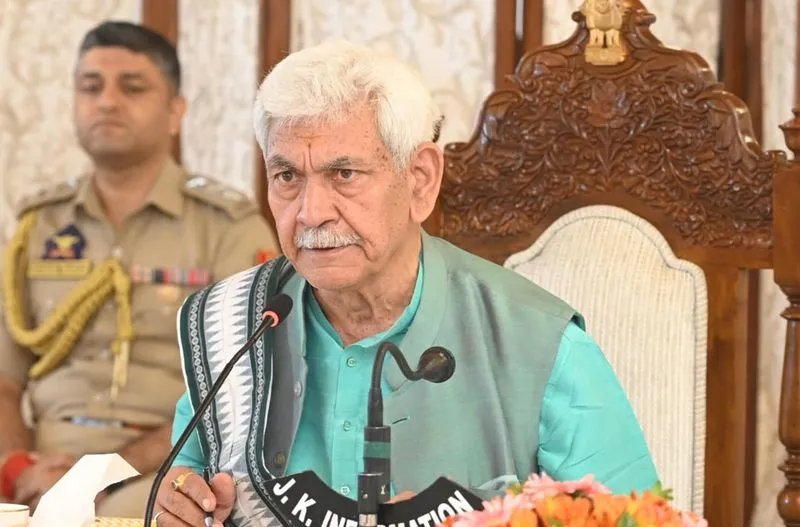 LG Sinha Reviews Preparations For Amarnath Yatra Beginning July 3