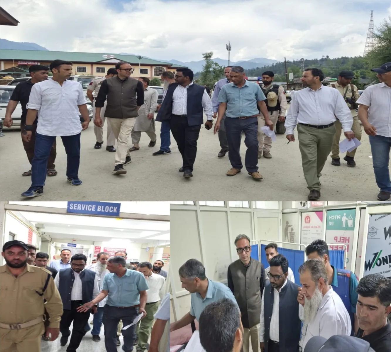 DC conducts surprise inspection of SDH Kupwara