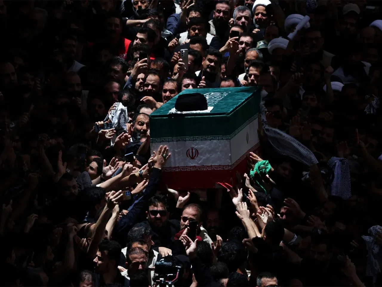 Funeral procession of Ali Khamenei enters shrine of Imam Ali in Iraq; to be buried in Mashhad on Thursday