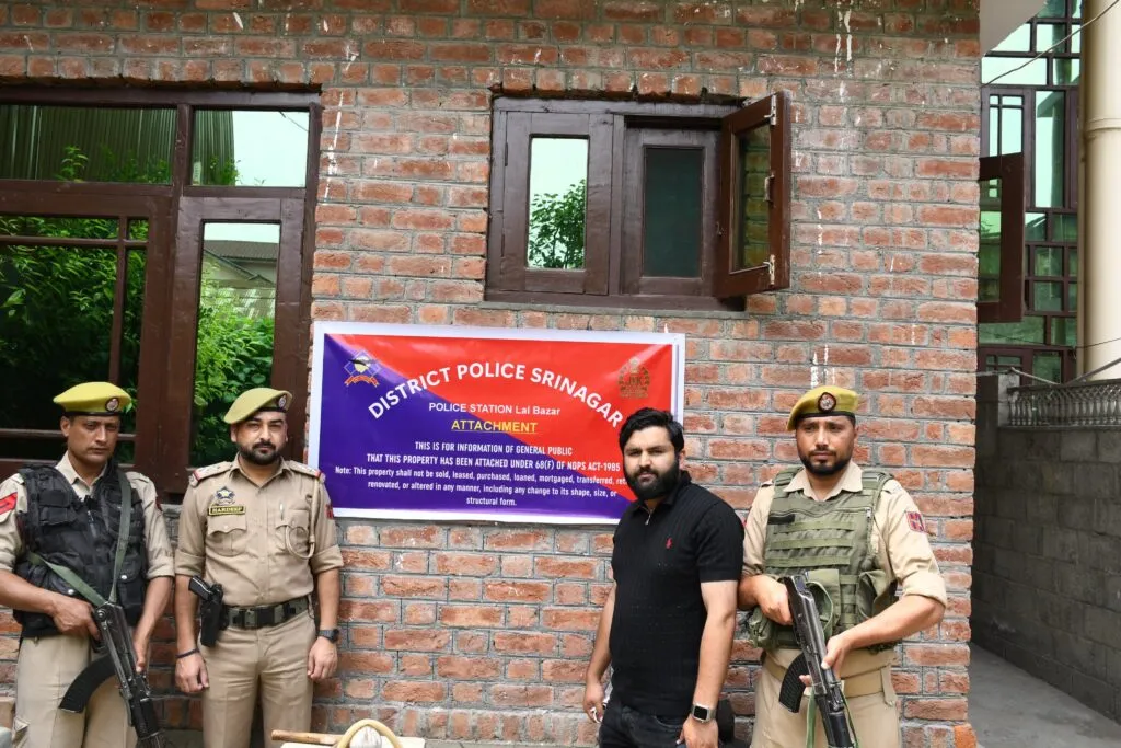Police Attach Drug-Linked Properties Worth Over Rs 4 Crore In Srinagar