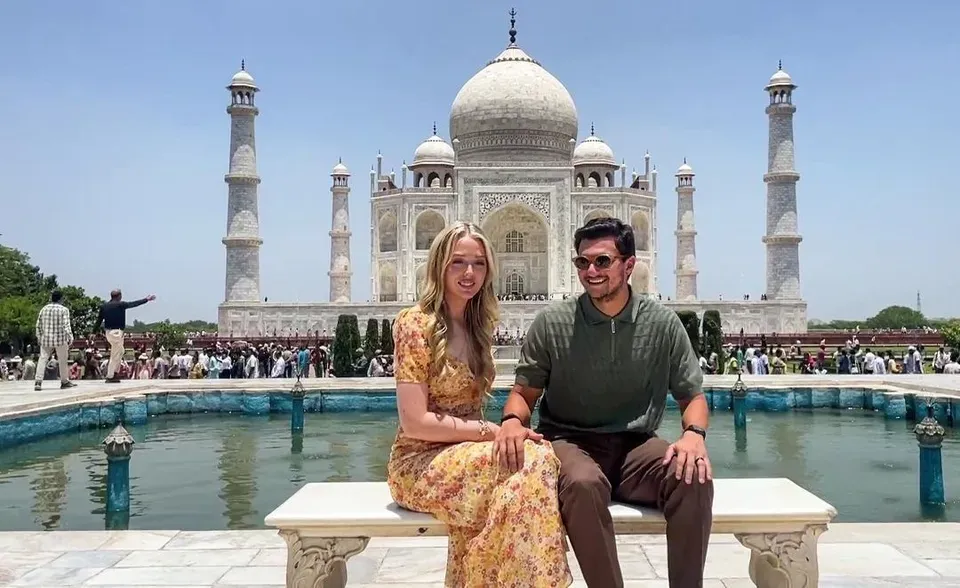 Donald Trump’s daughter visits Taj Mahal