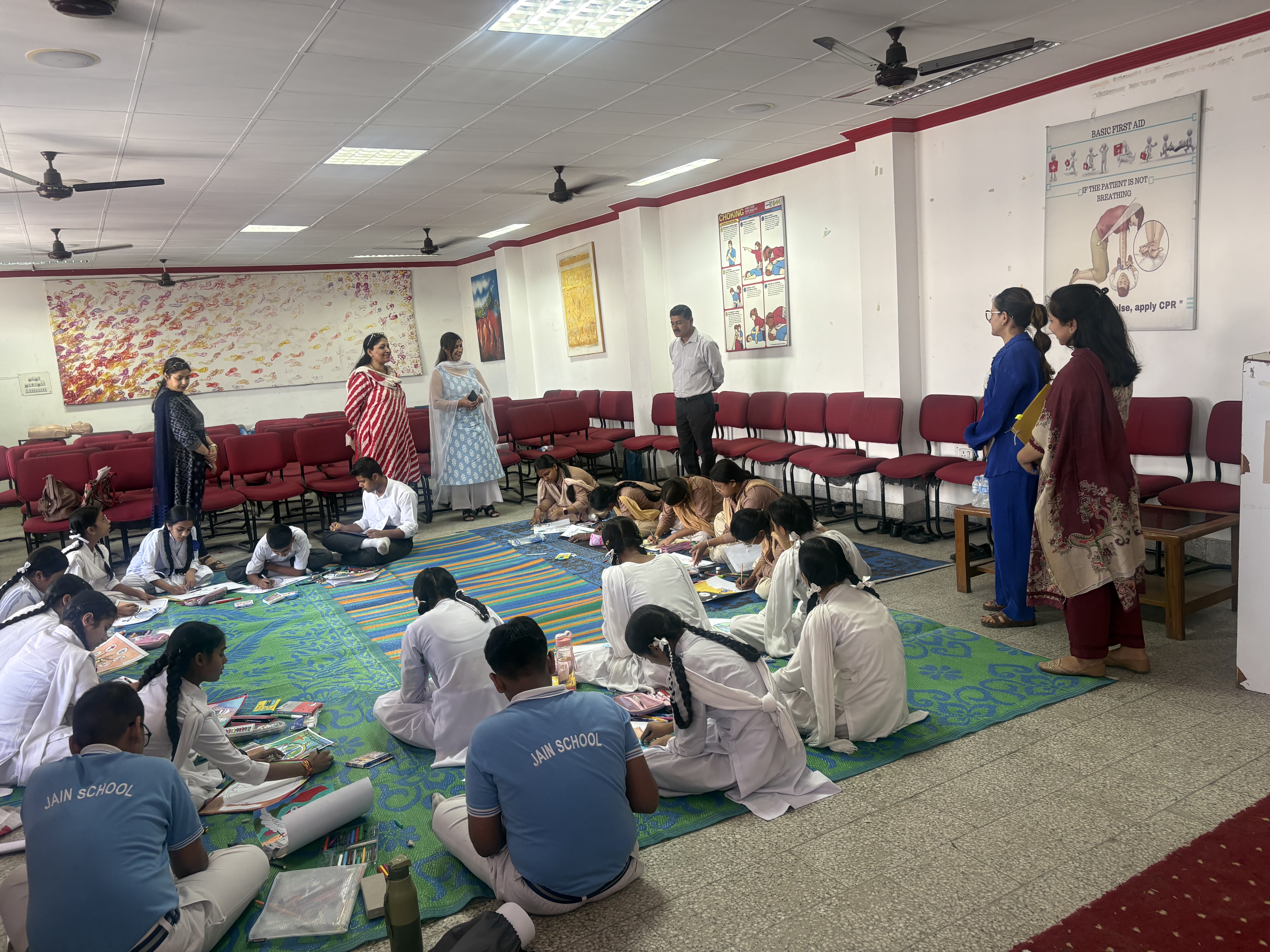 Indian Red Cross Society, J&amp;K-UT organized Painting Event