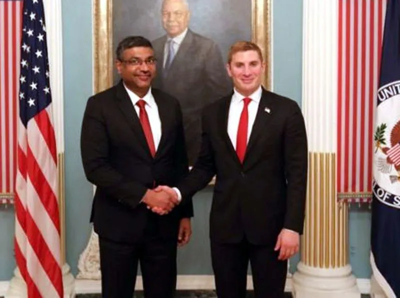 Meity Secretary Krishnan meets senior US official Helberg, discuss technology ties