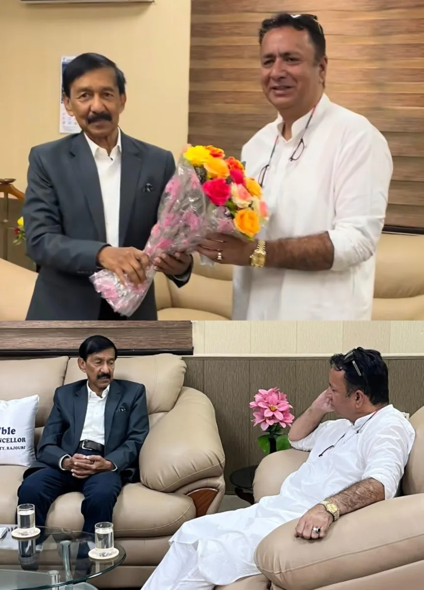 Ch Zulfkar Visits BGSBU Rajouri, Holds Detailed Discussion with Vice Chancellor on Academic Excellence and Institutional Growth