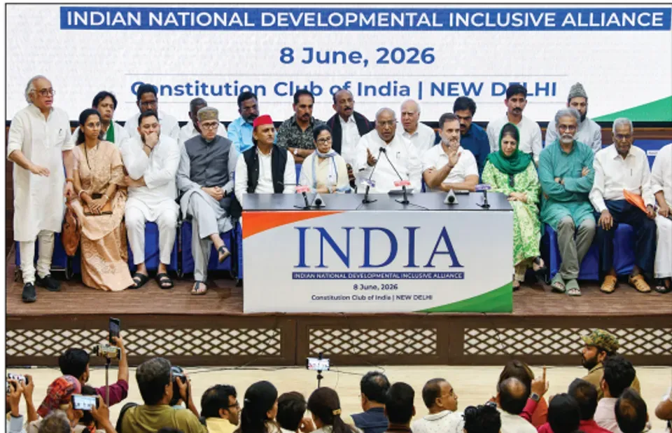 INDIA bloc meeting: Opposition leaders to write to CJI on SIR, seek Pradhan’s resignation