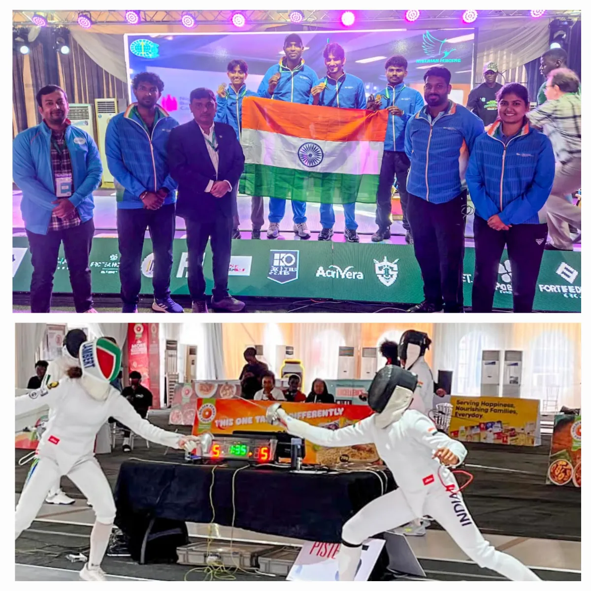 The Indian fencing squad delivered another masterclass on the third day of the Commonwealth Fencing Championship in Lagos, Nigeria