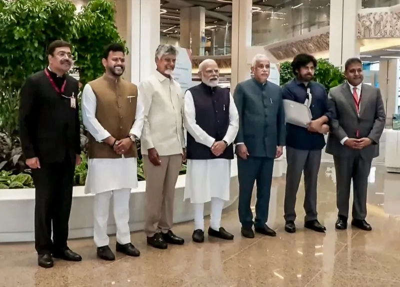 PM Modi inaugurates Rs 5,000 cr Bhogapuram Airport in Andhra Pradesh
