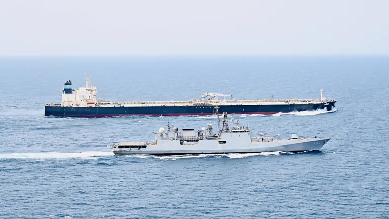 As Gulf tensions reach Bab el-Mandeb, Indian Navy escorts cargo ships through troubled waters