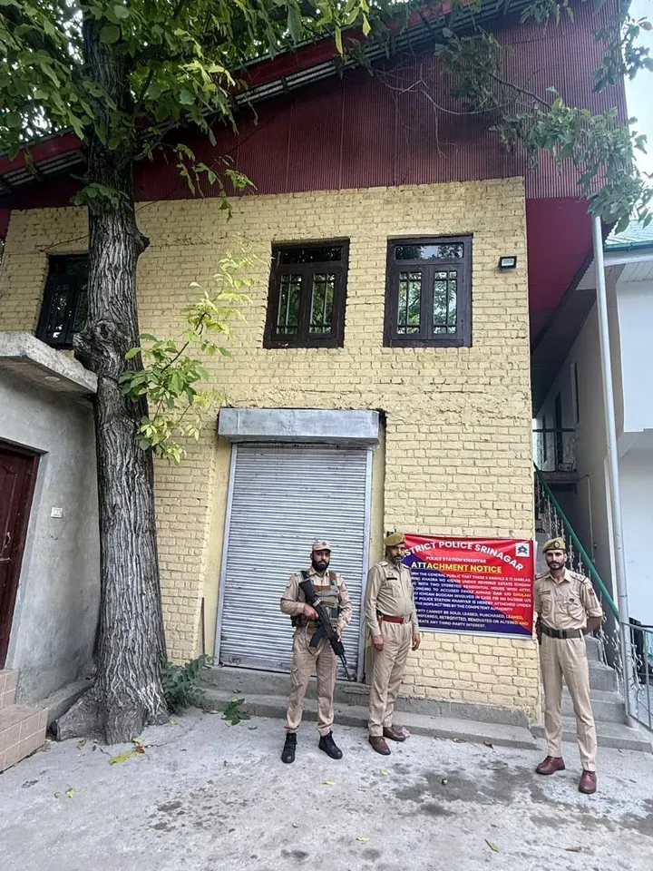 Srinagar Police Attaches Property Worth 4 Cr of Notorious Drug Peddler in Budgam