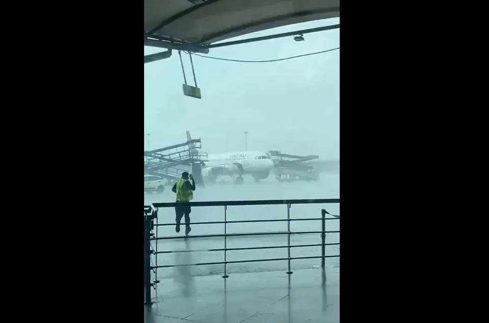 Three Air India aircraft damaged at Delhi Airport as strong winds send ground equipment crashing into planes