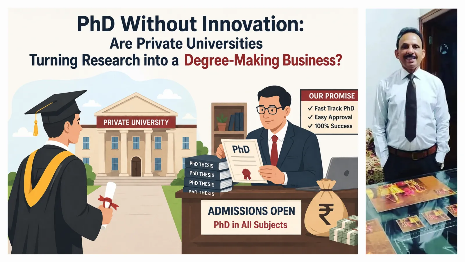PhD Without Innovation: Are Private Universities