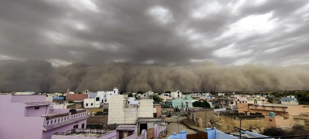 Massive Dust Storm Sweeps Rajasthan; Rain Brings Relief To Most Parts Of North India