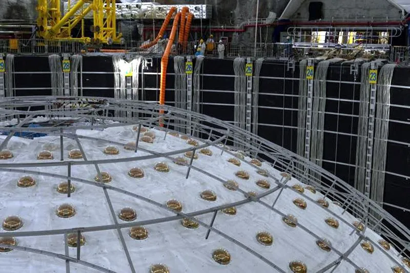 Underground detector in China unveils its first major findings about mysterious ghost particles