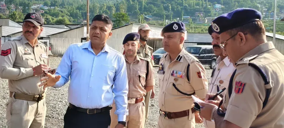 IGP Security reviews preparedness at key transit camps ahead of Amarnath Yatra