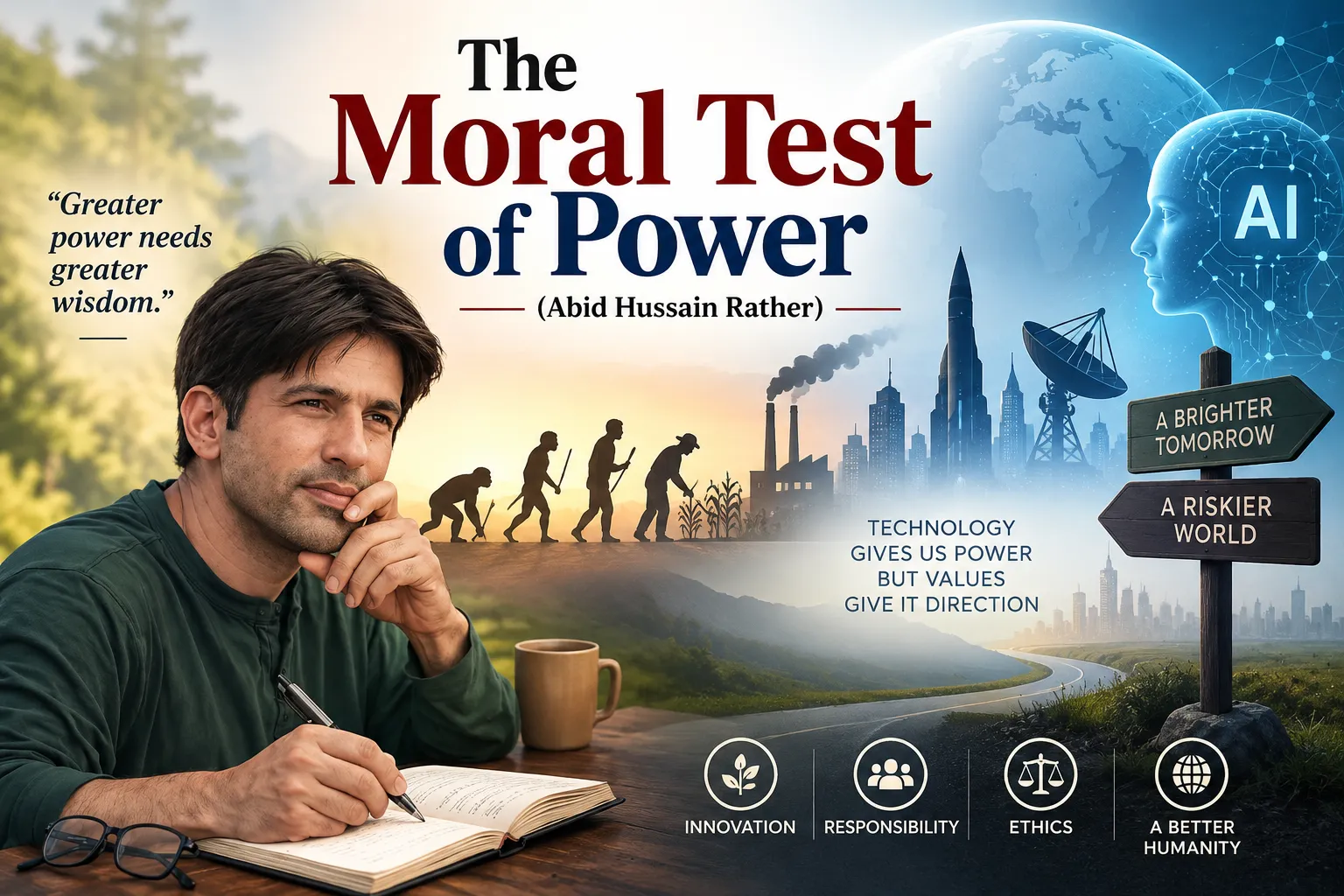 When we turn the pages of human history we find that it is usually narrated as a story of kings, wars, empires and revolutions. But there is another story running quietly behind all these events and that is the story of human beings searching for power.