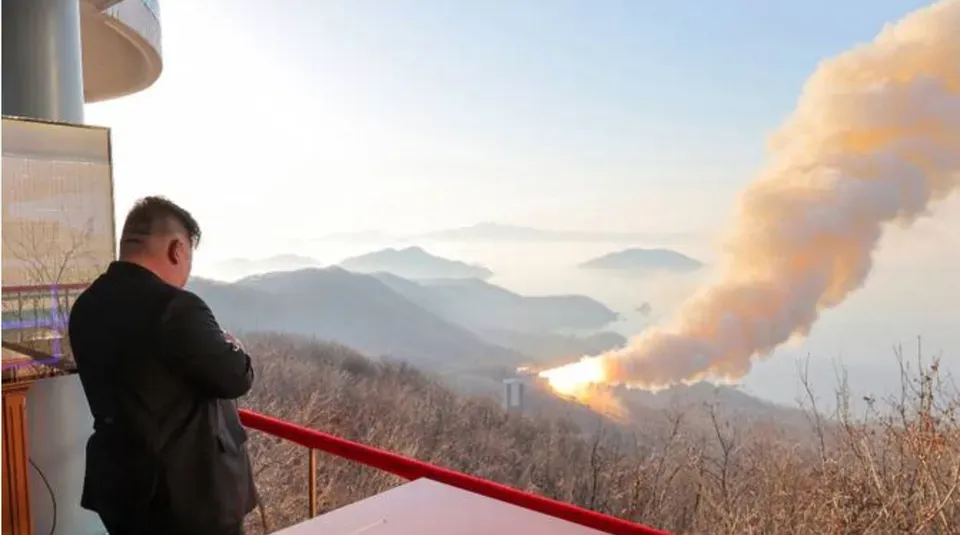 North Korea launches another missile towards sea ahead of US-South Korean military drills