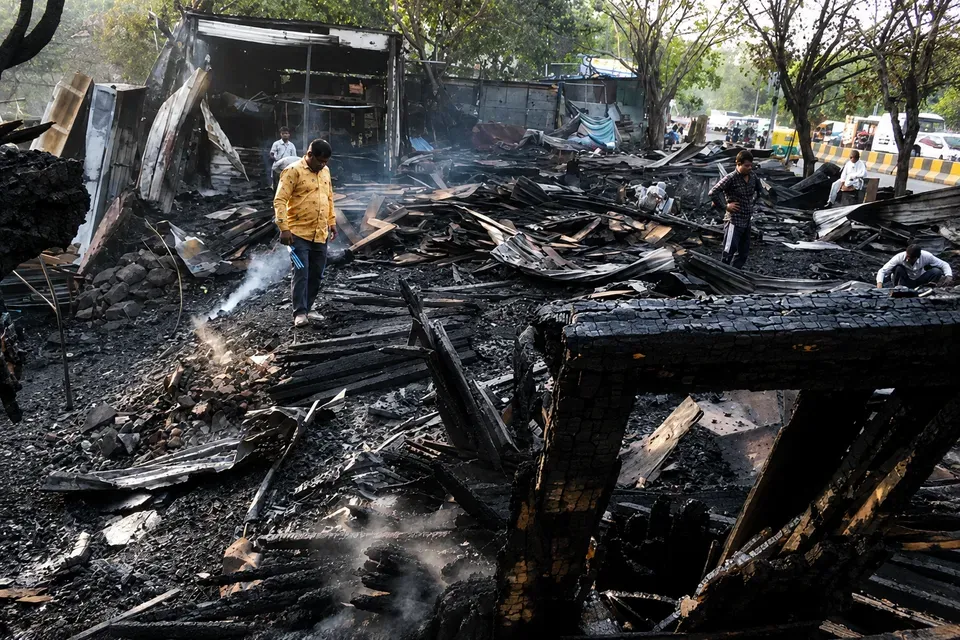 Delhi: Fire breaks out at Mangolpuri furniture market; 6 shops damaged