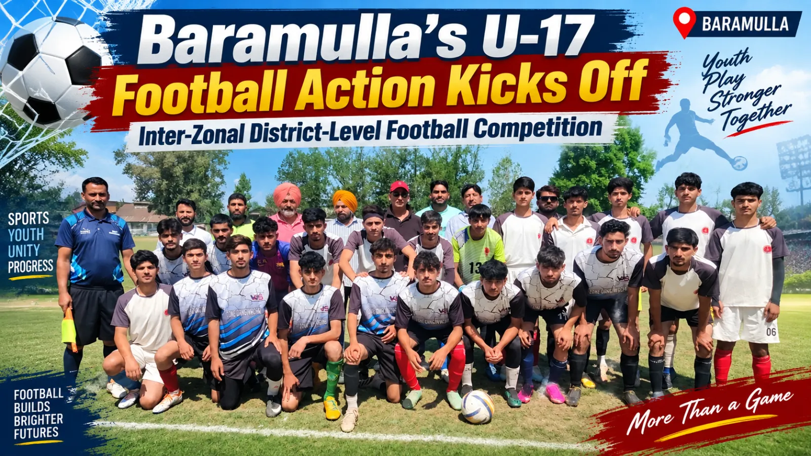 Baramulla’s U-17 Football Action Kicks Off