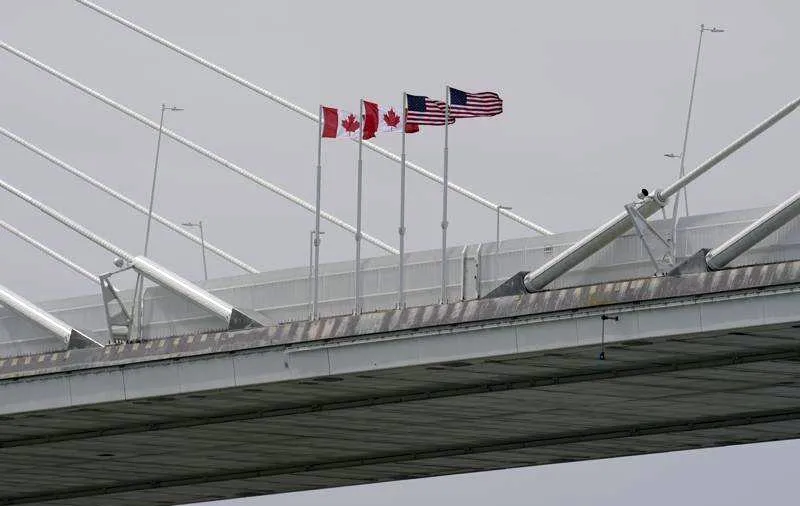 Carney says new Canadian-built bridge across Detroit River that Trump threatened will open