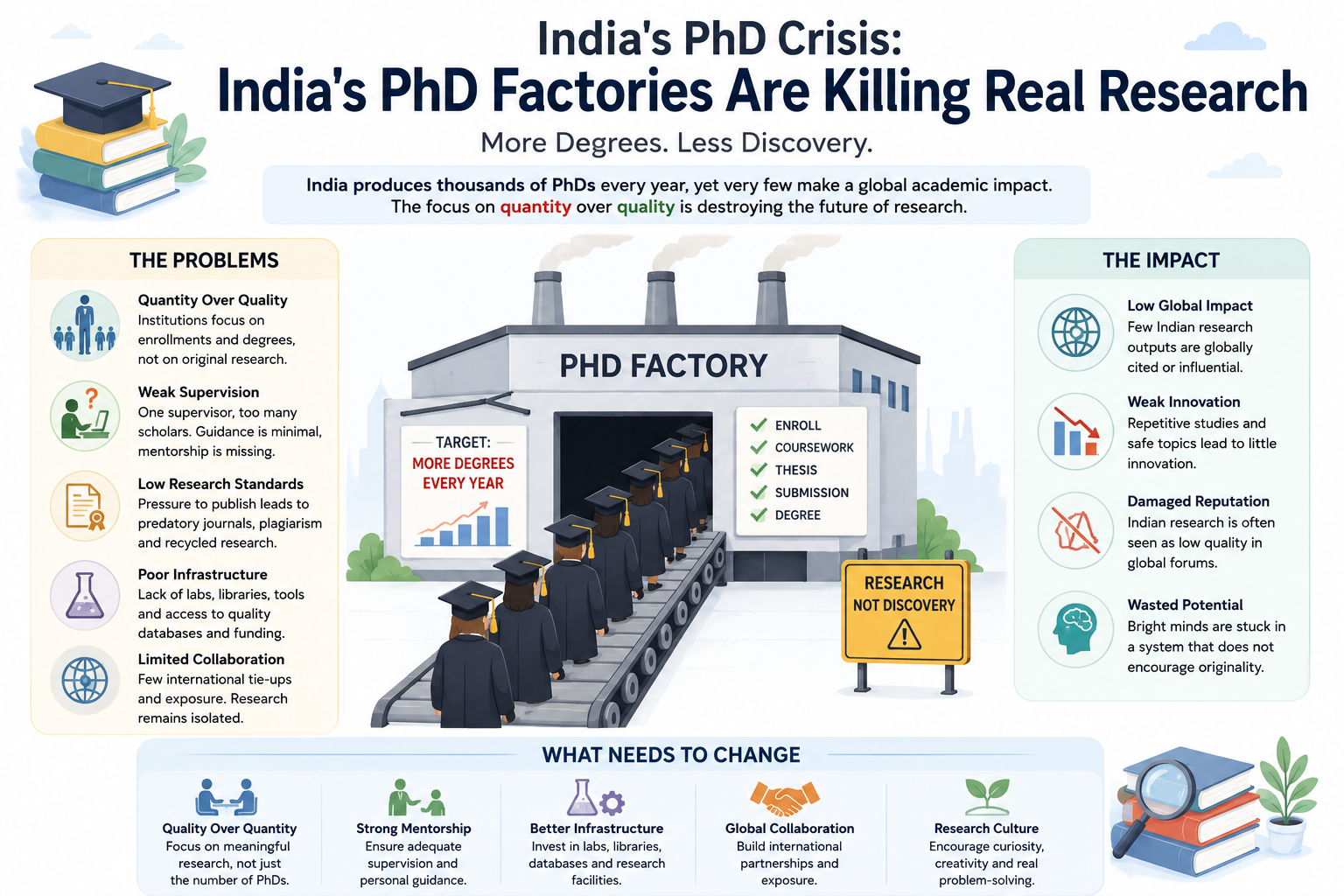 India’s PhD Crisis: